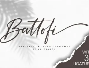 Battofi font