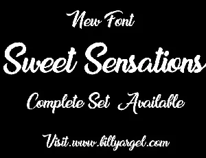 Sweet Sensations font