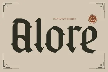 CS Alore font