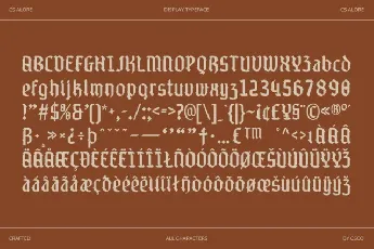 CS Alore font