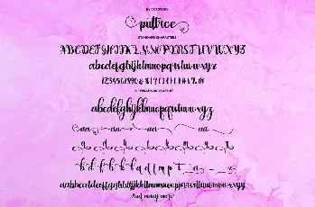 Puttroe font