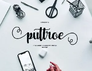 Puttroe font