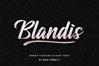 Blandis Demo font