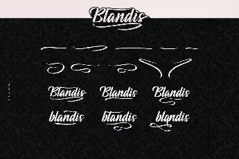 Blandis Demo font