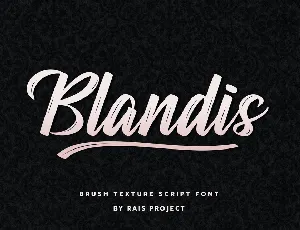 Blandis Demo font