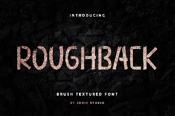 Roughback Demo font