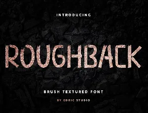 Roughback Demo font