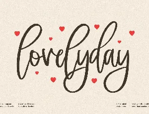 lovelyday font