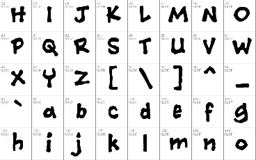 Ashcan BB font