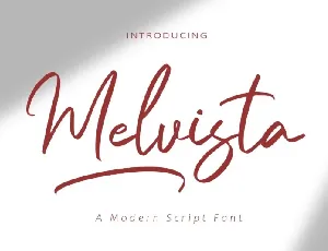 Melvista font