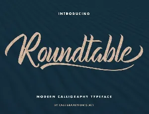 Roundtable font