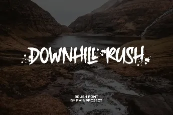 Downhill Rush font