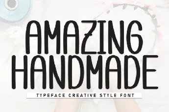 Amazing Handmade font