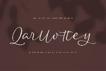 Qarlottey font