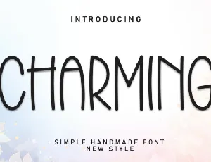 Charming Display font