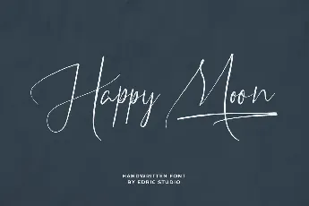 Happy Moon Demo font