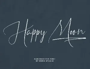 Happy Moon Demo font