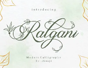 Ralgani font