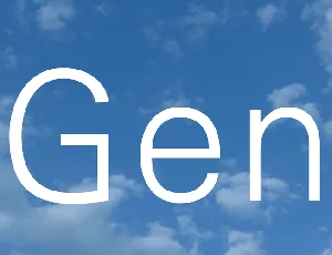 Gen font