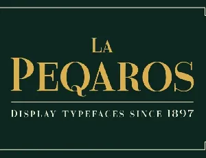 La Peqaros font