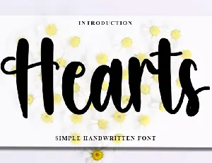 Hearts font