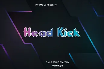 Head Kick Display font