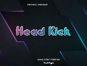 Head Kick Display font