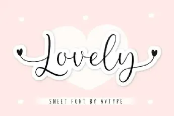 Lovely Display font