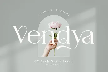 Vendya font