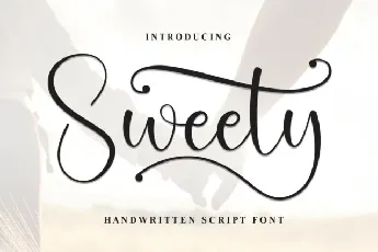 Sweety Script Typeface font