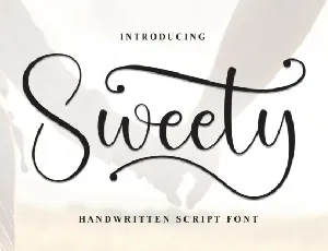 Sweety Script Typeface font