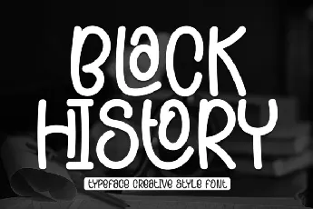 Black History Handwritten font