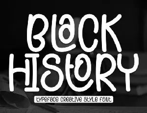 Black History Handwritten font