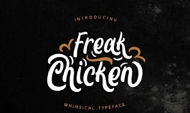 Freak Chicken font