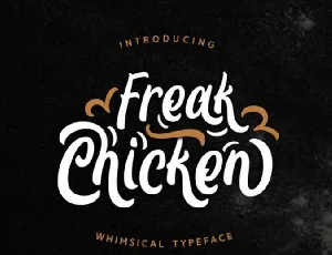 Freak Chicken font