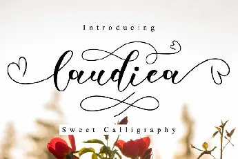 Laudiea Script font