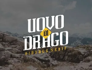 Uovo Di Drago Typeface Free font