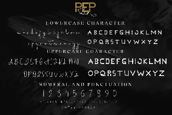 Pep Talk Demo font