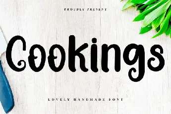 Cookings font