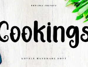 Cookings font