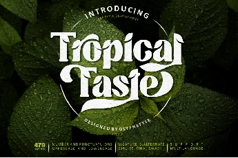 Tropical Taste font