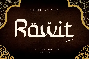 Rowit font