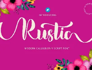 Rustic font