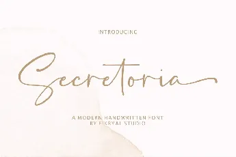 Secretoria font