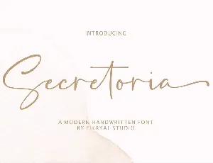 Secretoria font