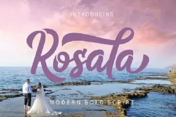 Rosala Script font