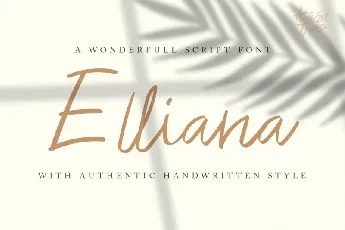 Elliana font