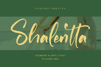 Shalentta â€“ Modern Script font