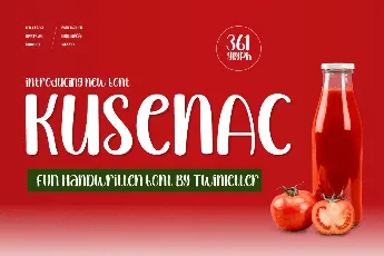 KUSENAC Trial font