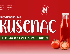 KUSENAC Trial font